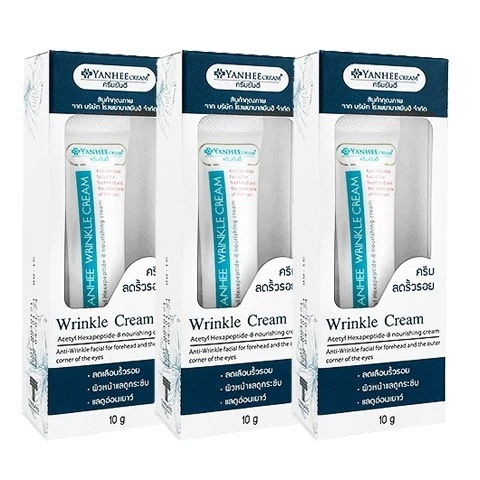 ヤンヒー リンクルクリーム 10g 3本 Yanhee 海外発送便商品 日時指定不可 国際郵便発送