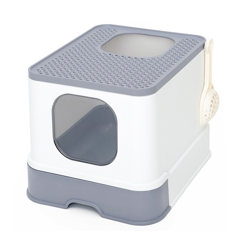 キャットリターパン卸売完全密閉引き出しタイプ防滴特大猫トイレボックス猫用品 5,318円