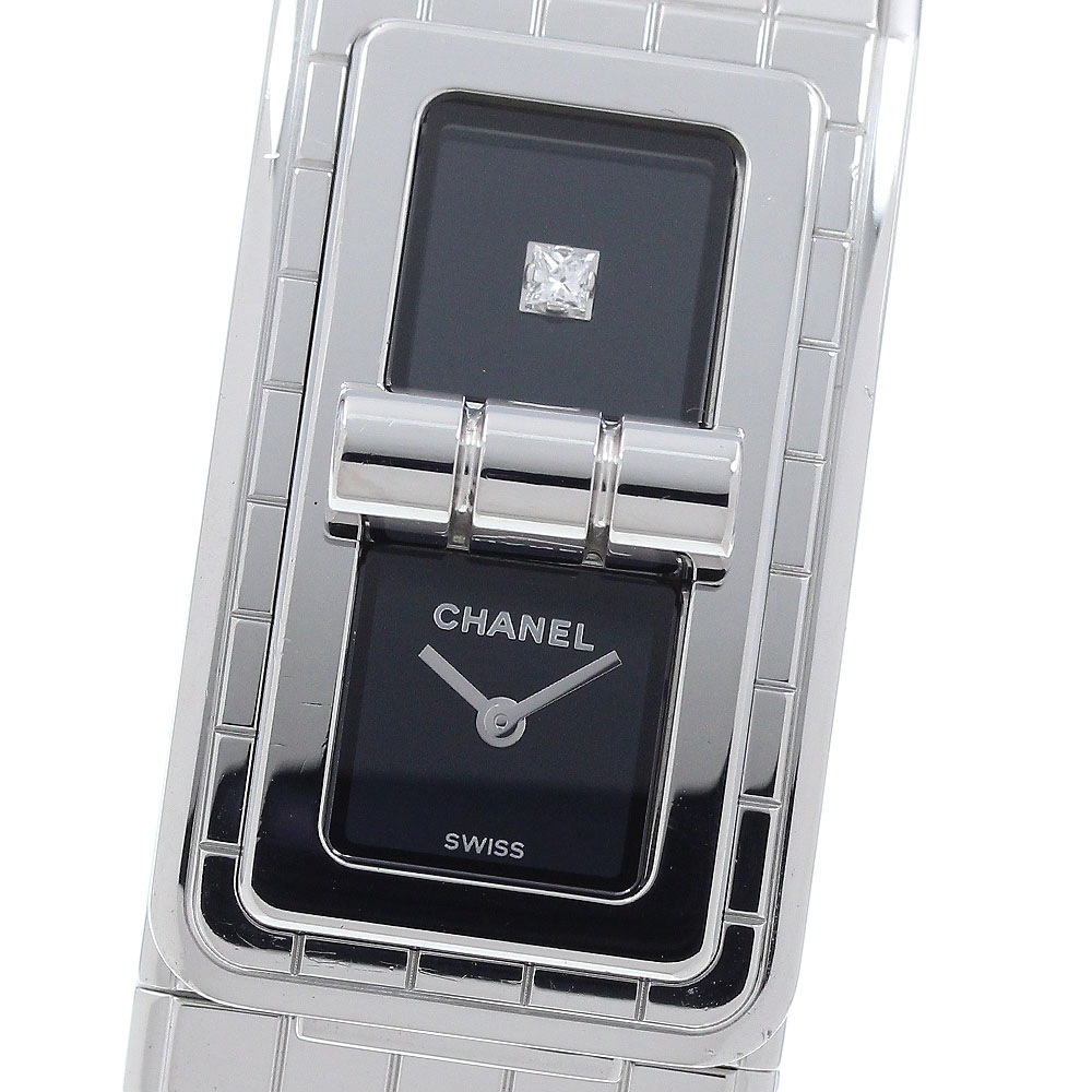 シャネル CHANEL H5144 コード ココ 1Pダイヤ クォーツ レディース 良品 _920620【中古】