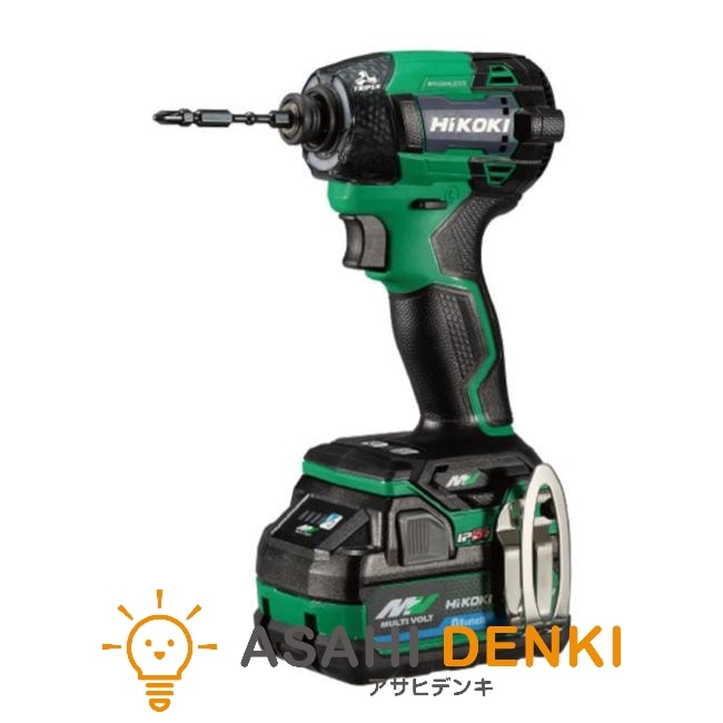 電動ドリル・インパクトドライバ ハイコーキ WH36DD(2XHLSZ) (蓄電池2個・充電器・ケース・ビット付) アグレッシブグリーン 36V 2.5Ah