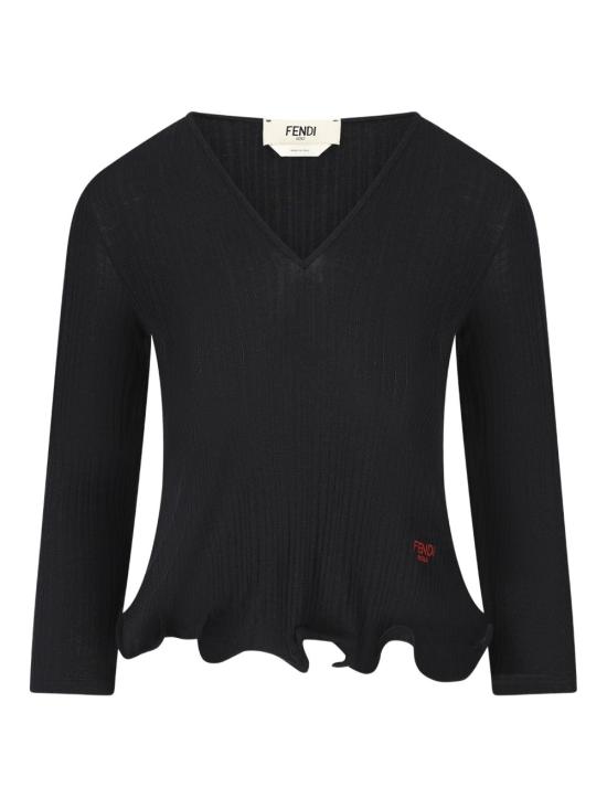 FENDI Women Sweater FS9741 AVFEF0GME Black