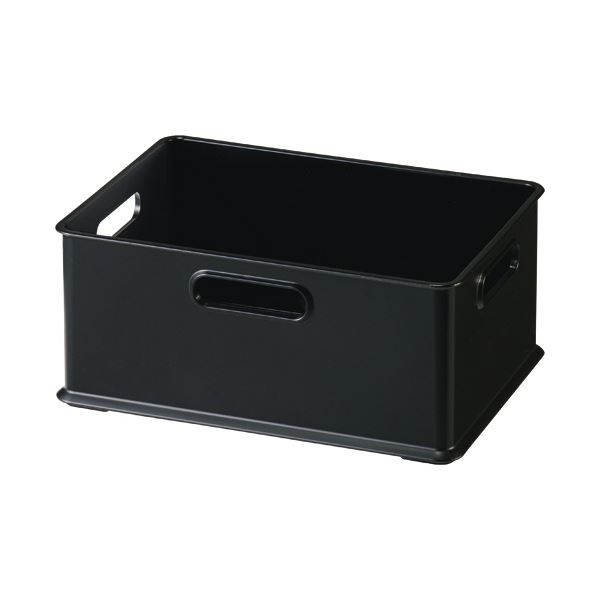 （まとめ） サンカ squ+ナチュラ インボックス S ブラック NIB-SBK 1個 [x5セット]