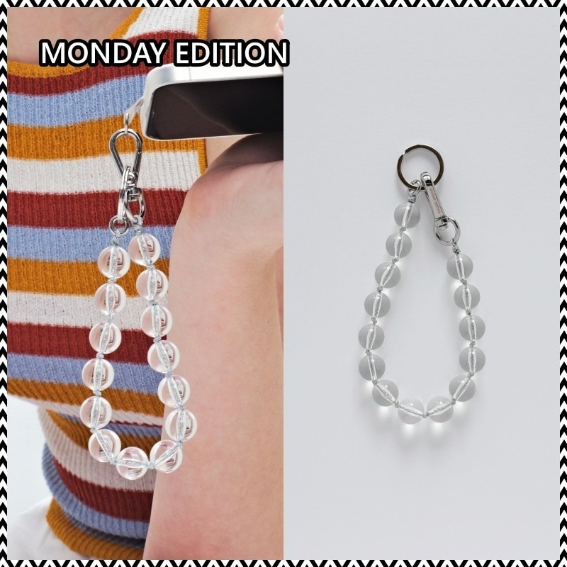MONDAY EDITION SILVER DROP PHONE CHARMS 5,569円