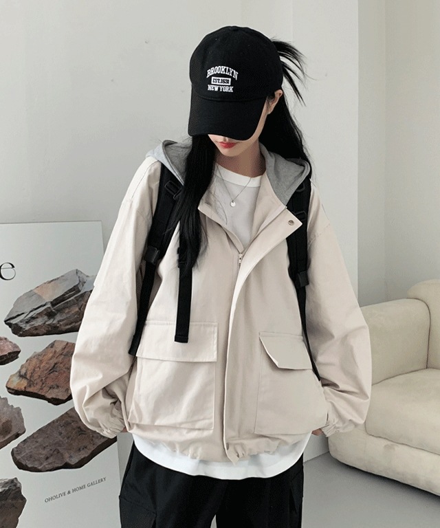 [UNISEX]ローガン フード フィールドジャケット