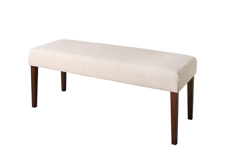 天然木と自然なカラー クッション材入り ナチュラルでシンプルなベンチ リビング/ダイニング/玄関