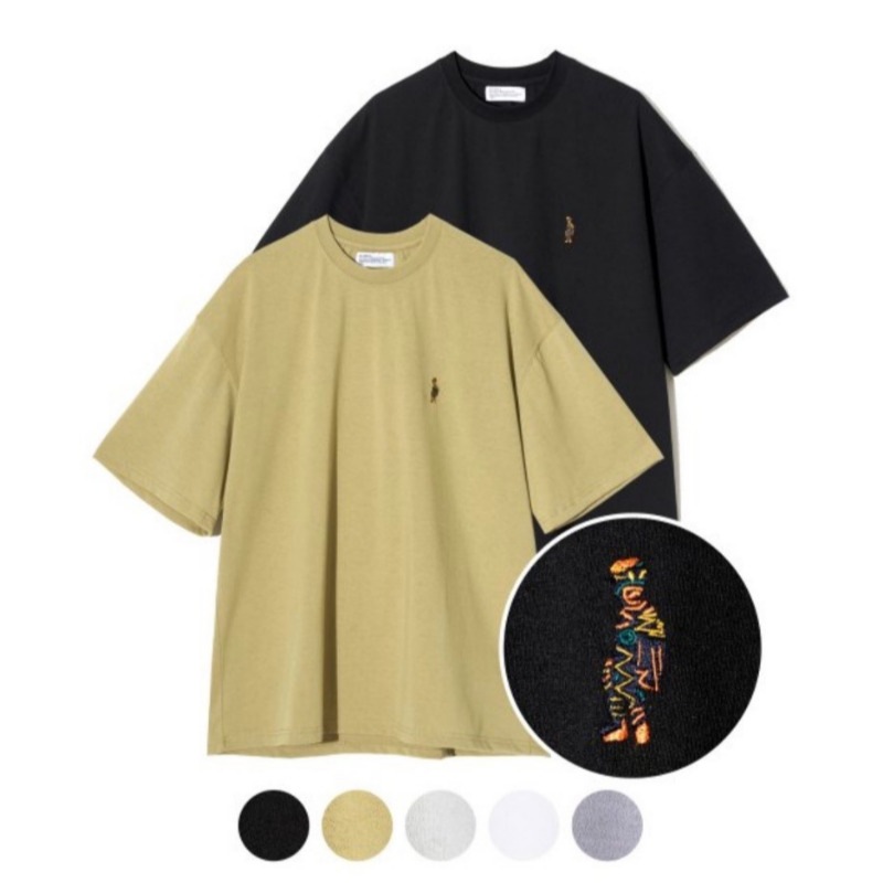 [韓国ブランド] PARTIMENTO / [CHUBBY]EMBROIDERY TEE (5COLOR) 半袖Tシャツ