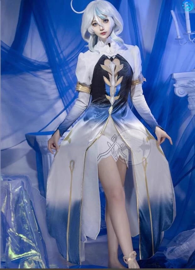 原神 フリーナ コスプレ 衣装 ウィッグ付き 三分妄想製 原神