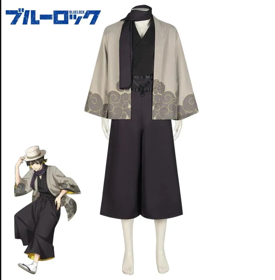 ブルーロック BLUE LOCK 蜂楽廻 コスプレ衣装 変装 着物 浴衣 コスチューム ハロウィン仮装期間限定30％