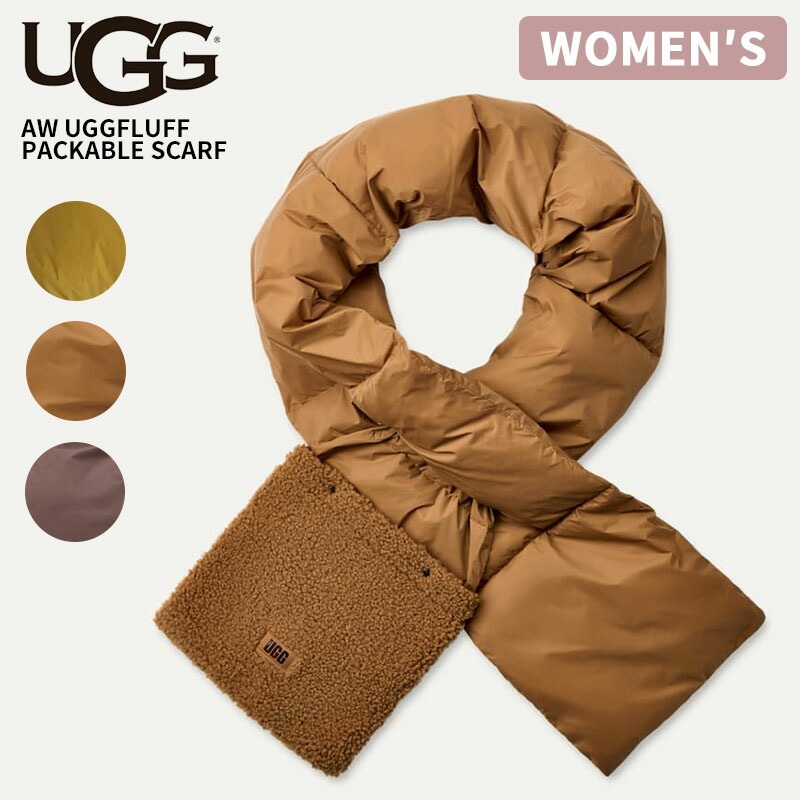 アグ レディース 中綿マフラー UGG AW UGGフラッフ パッカブル スカーフ AW UGGfluff Packable Scarf 秋冬 小物 102822