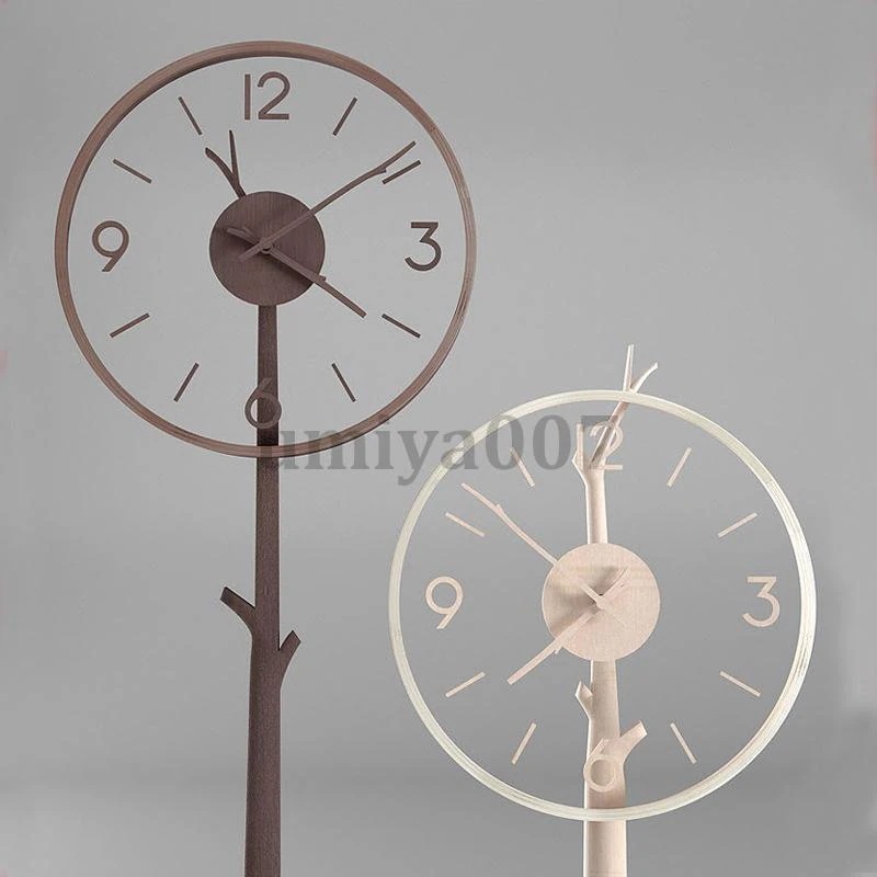 掛け時計 壁掛け時計 時計 壁掛け 北欧 おしゃれ 木製 天然木 シン モダン 静音 木目 インテリア リビング ス 新築祝い プ