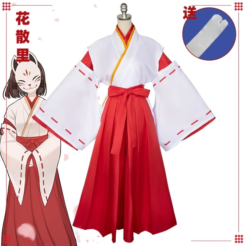 原神Cosスーツ稲妻城巫女花散りコスプレロールプレイング衣ゲームアニメ衣出品
