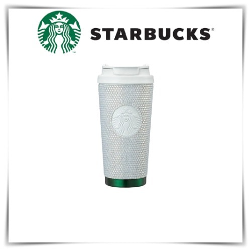 STARBUCKS SS 25周年記念 ラインストーン タンブラー ホワイト 473ml