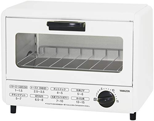 [山善] オーブントースター 860W ホワイト YTA-860(W) [メーカー保証1年]