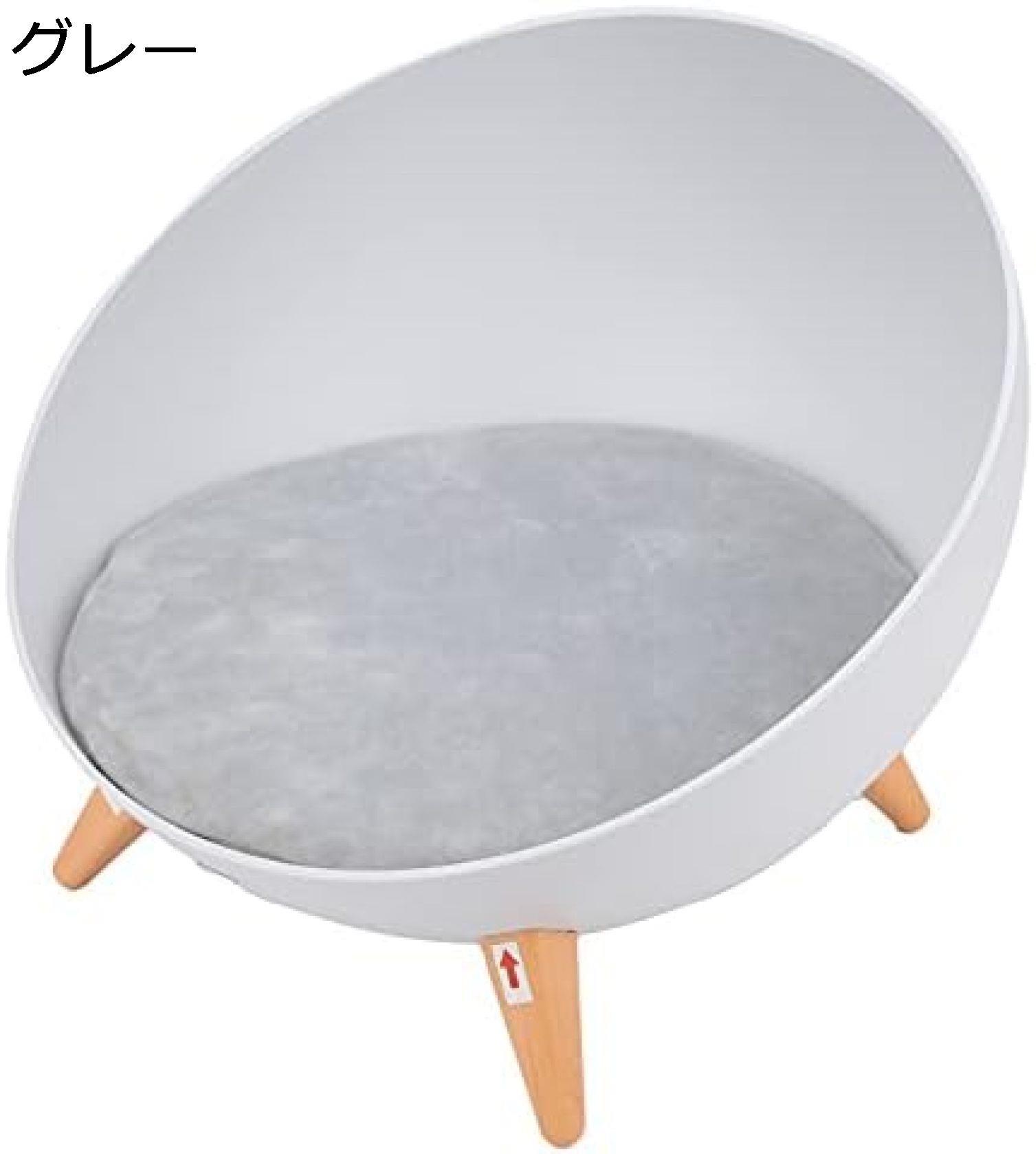 ペットベッド 半球ペットベッド オープン ボウル型 睡眠 猫ベッド ペット用品 小型猫と犬用