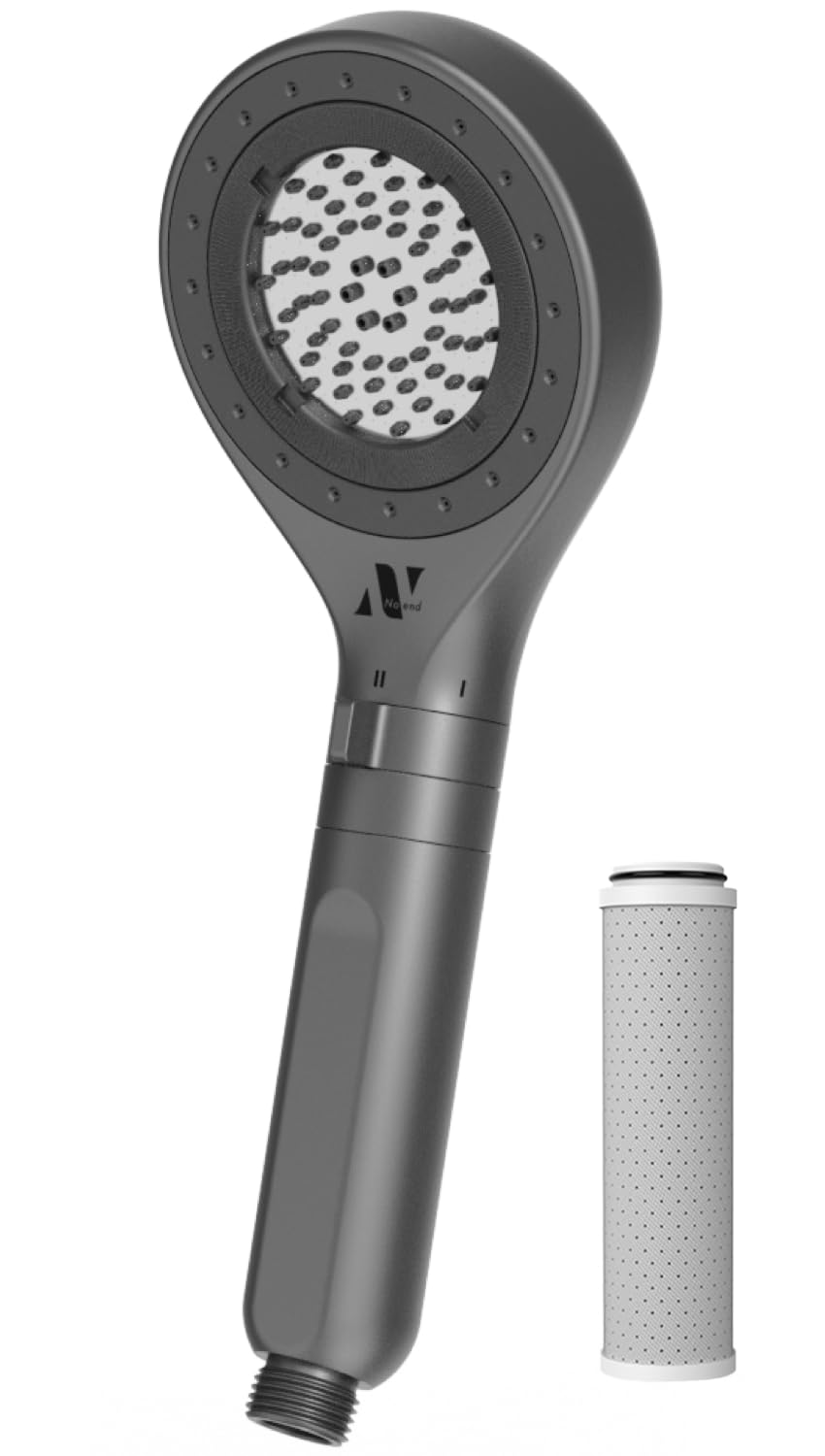 Noend オーガニックファインバブルシャワーヘッド 【99%塩素除去マイクロナノバブル76億個】 【浄水天然素材 活性炭フィルター】 【ミストモードシルキーバス】 【保湿スキンケア】 【3つ