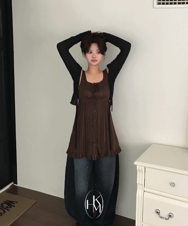 キコ カンカンキャミソールレイヤード ワンピース (3color)その他 ワンピース・ドレス