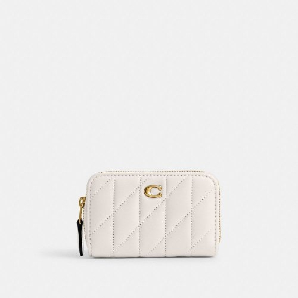 COACH (コーチ) スモールジップアラウンドカードケースピロー CM505 B4/HA
