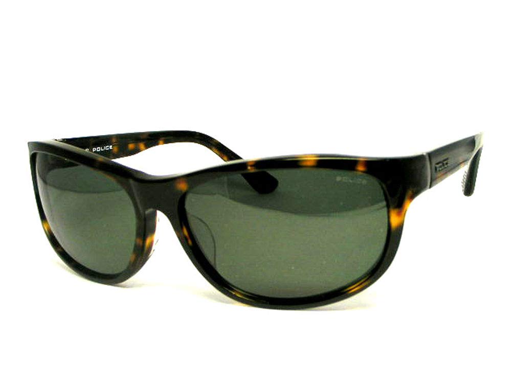 ポリス サングラス メンズ SPLC64J 0722 60 ハイカーブ POLICE 2021年モデル ジャパンモデル UVカット ケース付き セルフレーム シャイニーハバナ/グリーン 【国内正規品】