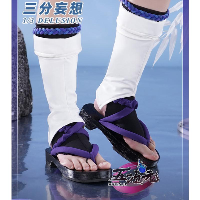 【予約商品】2026新作 Insでも話題に 三分妄想　原神　コスプレ　スカラマシュ　放浪者　下駄　靴