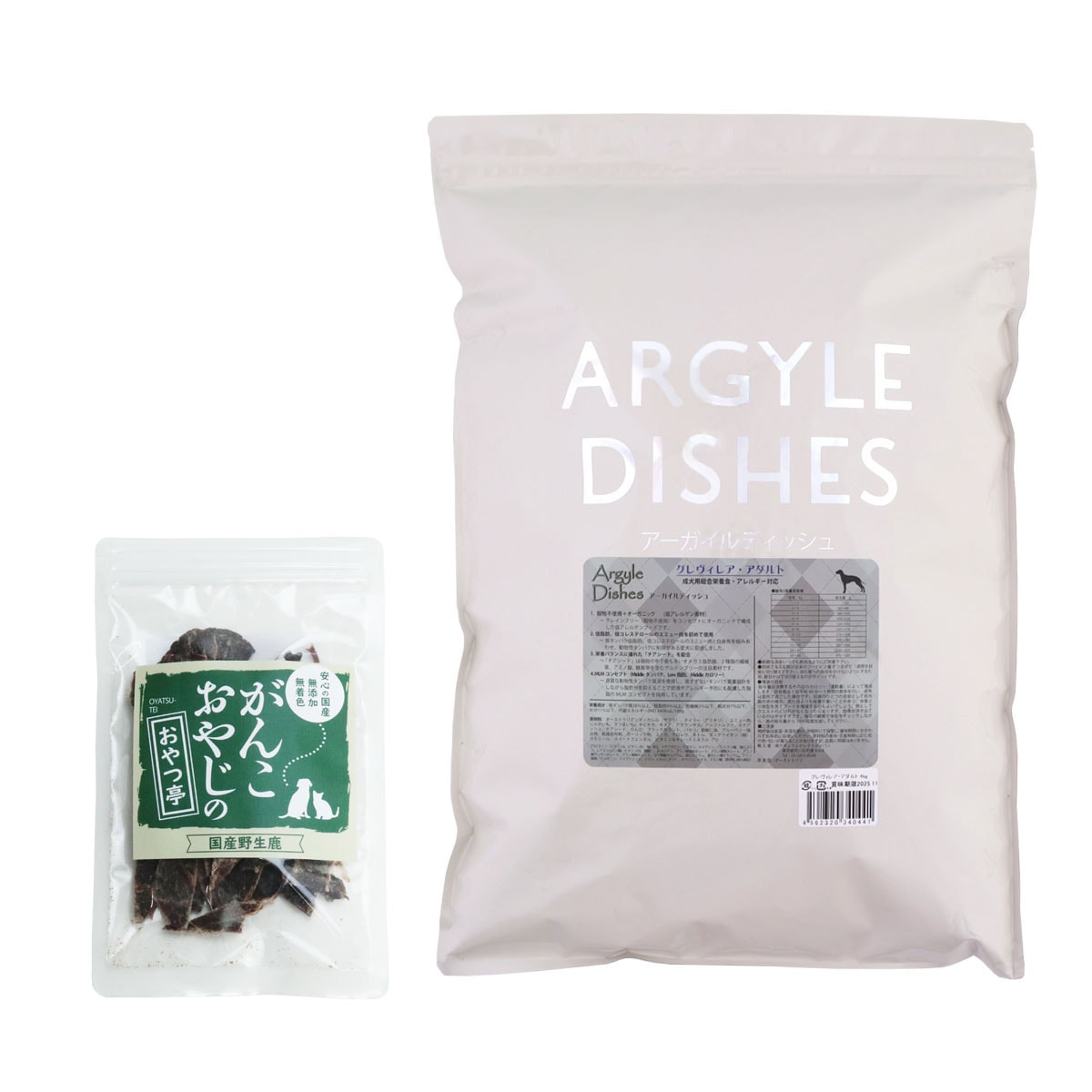 アーガイルディッシュ ドッグフード グレヴィレアアダルト 4kg【国産鹿肉ジャーキー付き(お試しサイズ)】
