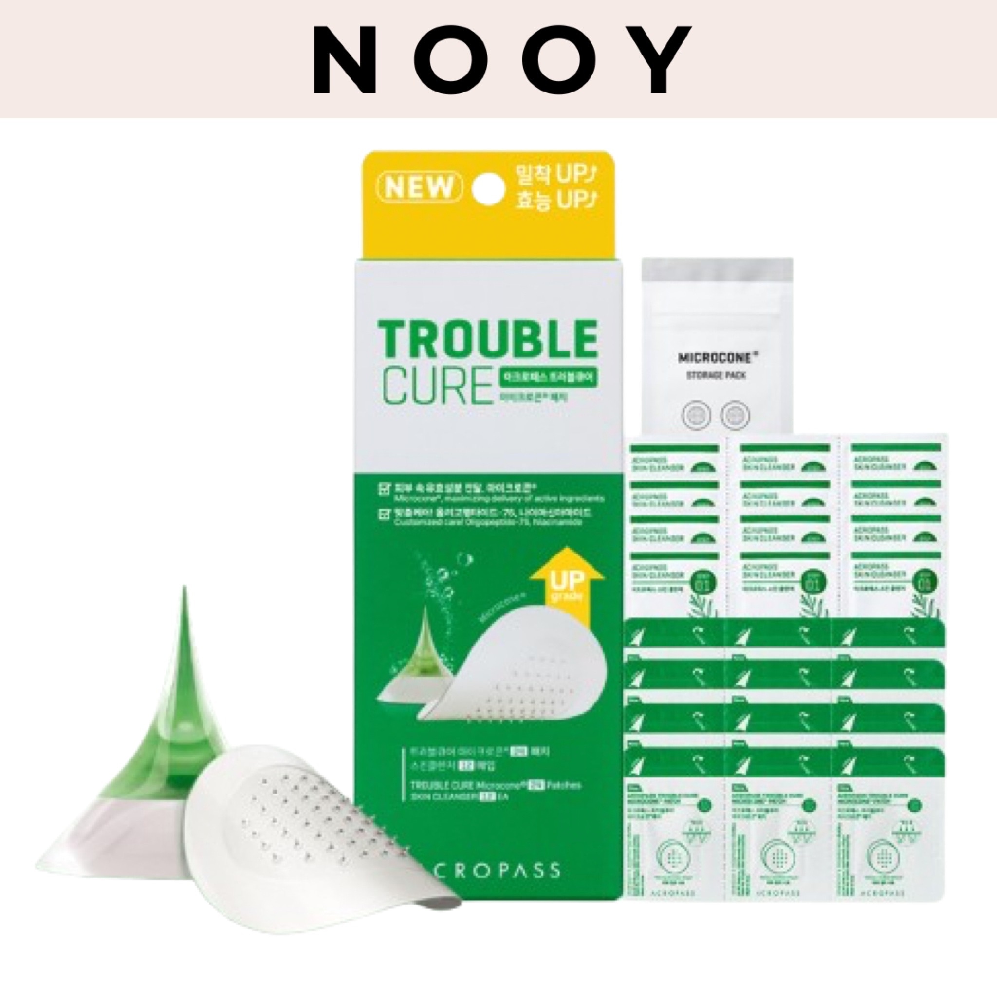 トラブルキュア スポットパッチ1セット（パッチ24枚＋スキンクレンザー12枚)合計36枚ニキビ肌荒れ毛穴集中ケア大容量マイクロニードルにきびパッチ