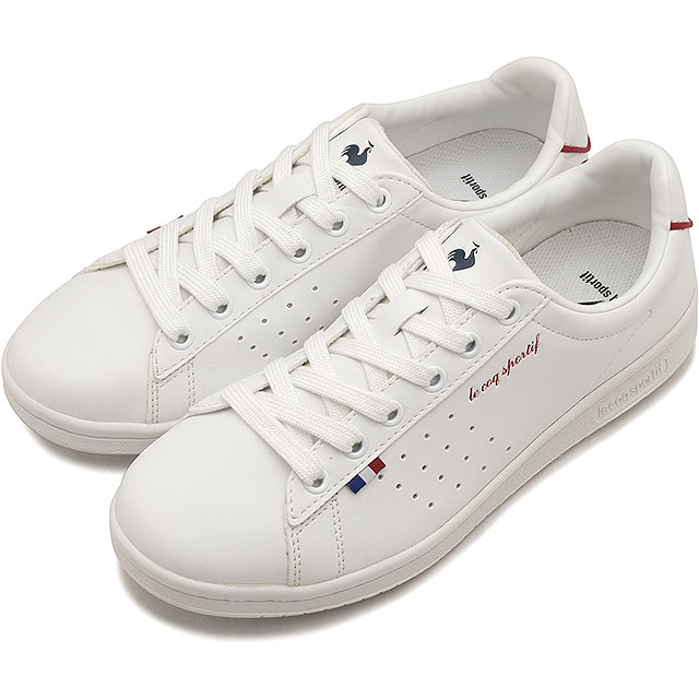 スニーカー ラ ローラン SL [LU4FSN73UZ] LA ROLAND SL レディース 靴 シューズ 消臭機能 ホワイト/レッド