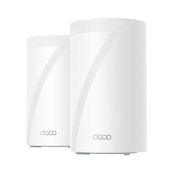 Deco BE65 Pro(2-pack) WiFi7 320MHz AIメッシュルーター 5764＋2882＋688Mbps トライバンド 5Gbps WAN/LANポート IPoE IPv6対応