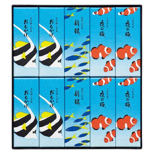 とらや 夏パッケージ　小形羊羹 10本入 とらや紙袋付き