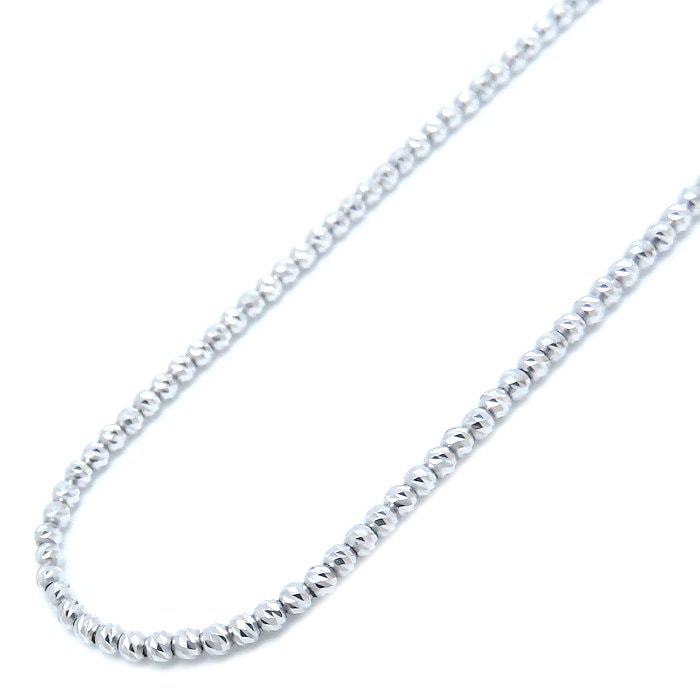 チェーン ネックレス 45cm 4.8グラム Pt850プラチナ レディース/76215【中古】