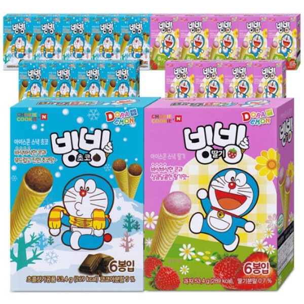 ビンビンチョコ53.4gX10個（60個入り）+ビンビンイチゴ53.4gX10個