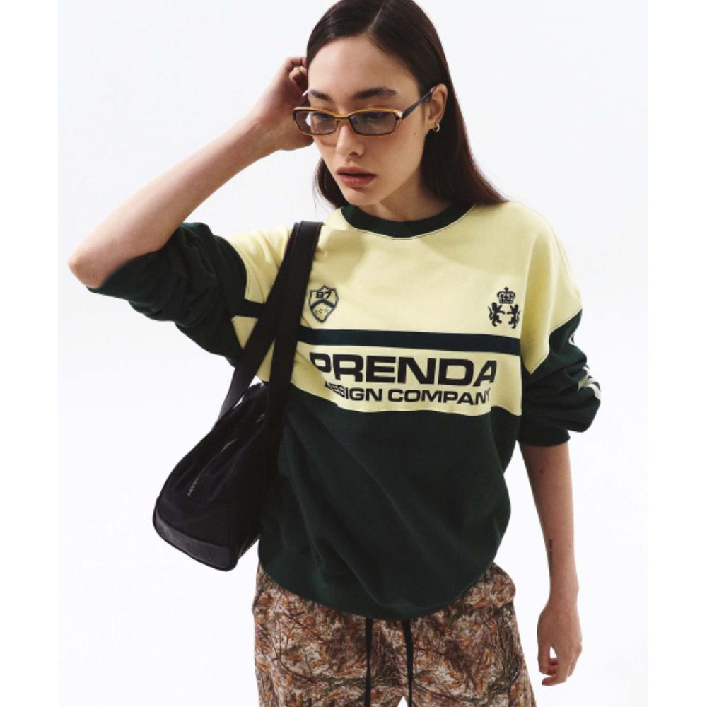 PRENDA PDC UNIFORM LINE CREWNECK SWEATSHIRT GREEN PRTFSA