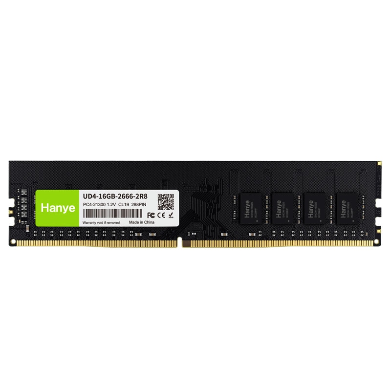 デスクトップPC用メモリ PC4-21300(DDR4-2666) 16GB DIMM Hanye 1.2V CL19 288pin UD4-16GB-2666-2R8 国内正規代理店品 5年保証