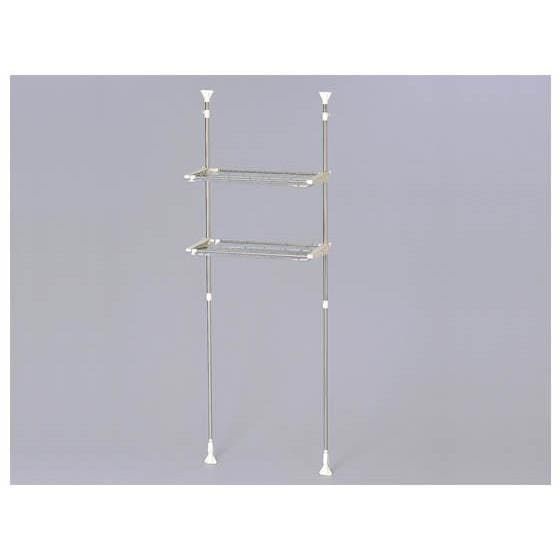 ステンレス突っ張りランドリーラック ベージュ アイリスオーヤマ STL-270