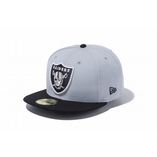 ニューエラ NEW ERA 59FIFTY オークランド・レイダース グレー チームカラー 14525225