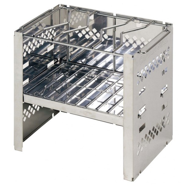 カマドスマートグリルB5カタ3ダンチョウセツ アウトドアグッズ (ug42)