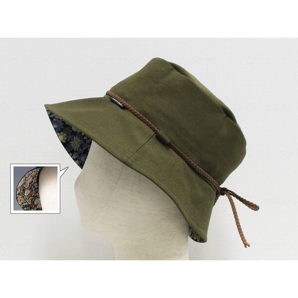 特殊衣料 abonet+JARI ハットフラワー モスグリーン S メーカー直送