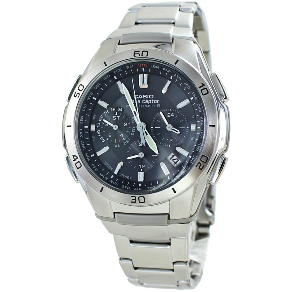 カシオ ウェーブ セプター 電波ソーラー腕時計 メンズ 電波腕時計 おすすめ ソーラー 腕時計 手表 レジャー用 海外旅行 防水 釣り アウトドア キャンプ 試験 受験 仕事用 普段使い 男性