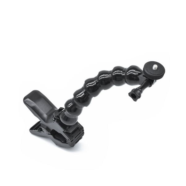 （まとめ）日本トラストテクノロジー フレキシブル ロングネッククリップ FLNCLIP-BK[x2]