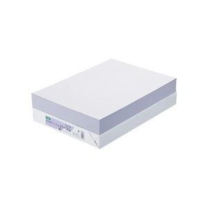 （まとめ） TANOSEE αエコカラーペーパーII B4 パープル 1冊（500枚） 5セット