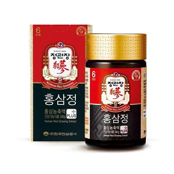 【紅蔘精は プラス に生まれ変わりました!!】送料無料！！ 韓国直輸入！ 正官庄　紅蔘精PLUS （高麗紅蔘濃縮液） 240ｇ2本高麗人参