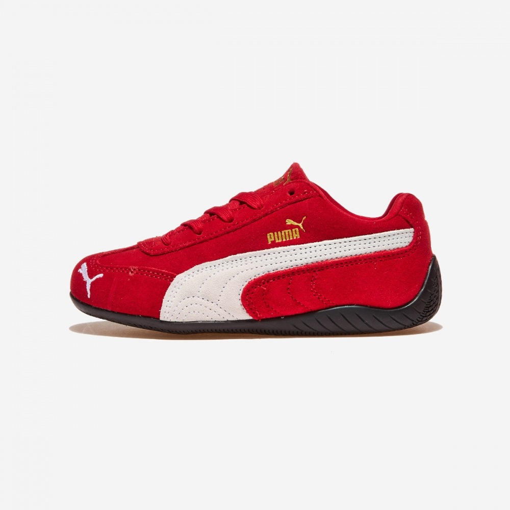 プーマ スピードキャット フリースクール PKI40169902-For All Time Red-PUMA White