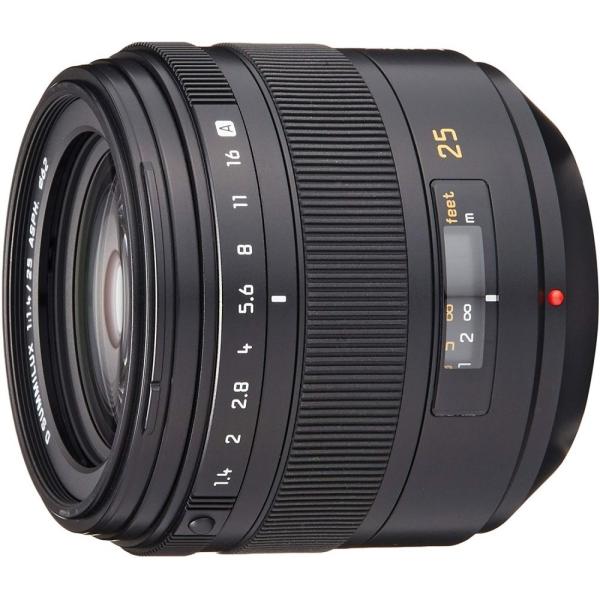 【中古】パナソニック Panasonic 単焦点レンズ フォーサーズ用 ライカ D SUMMILUX 25mm/F1.4 ASPH. L-X025