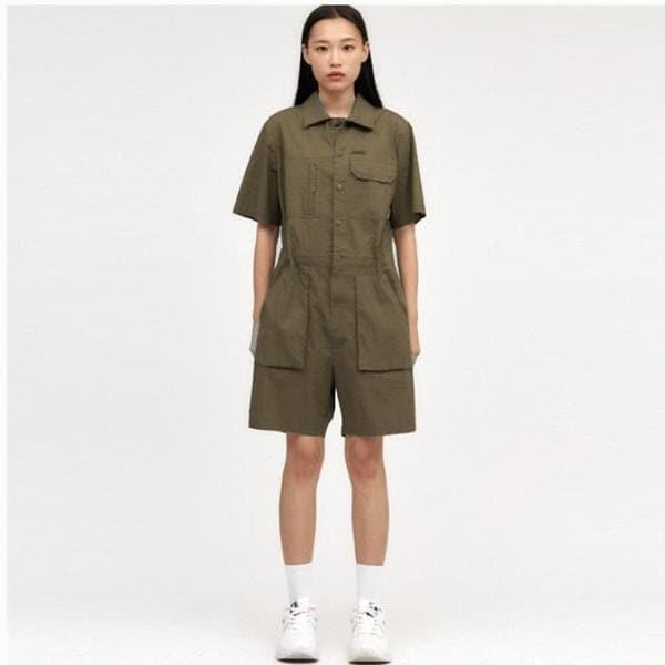 JEEP 女性専用ウーブンジャンプスーツ オーバーオール 作業服__A JO2OPF951_