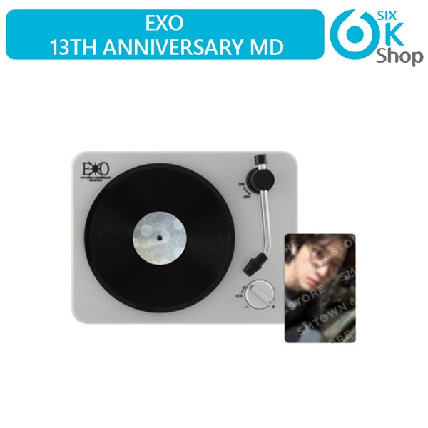 EXO - TURNTABLE BLUETOOTH SPEAKER SET [ Debut 13th Anniversary OFFICIAL MD ] 公式グッズ エクソ