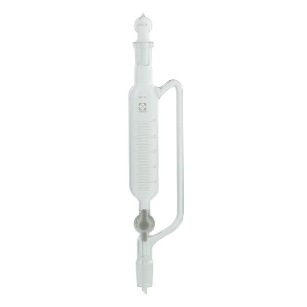 SPC分液ロート 圧力平衡側管 PTFEコック付 50mL [030230-1550]