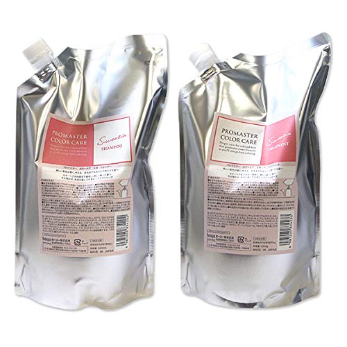 全国送料無料 セット販売 hoyu ホーユー プロマスター カラーケア スウィーティア シャンプー 1000ml×トリートメント1000g セット