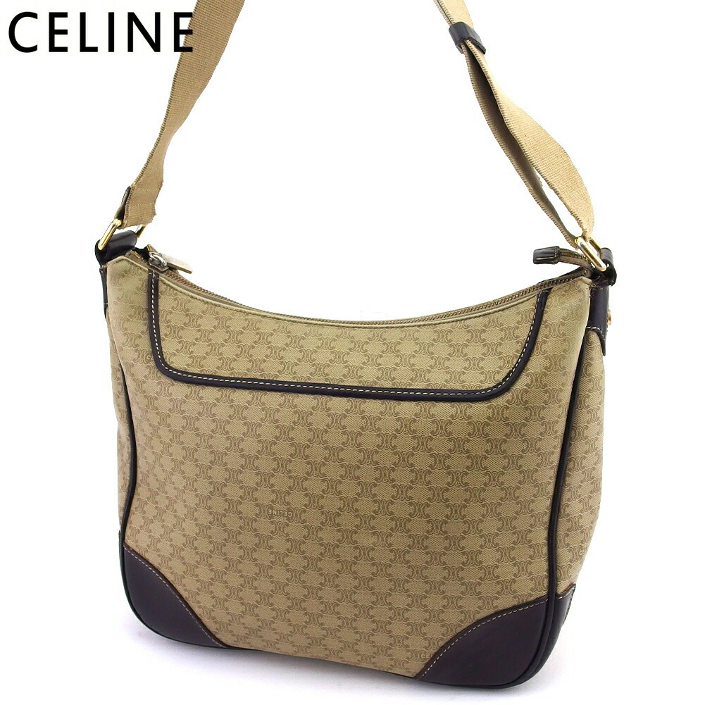 セリーヌ ショルダーバッグ 斜めがけショルダー バッグ レディース メンズ マカダム CELINE 中古 26,965円