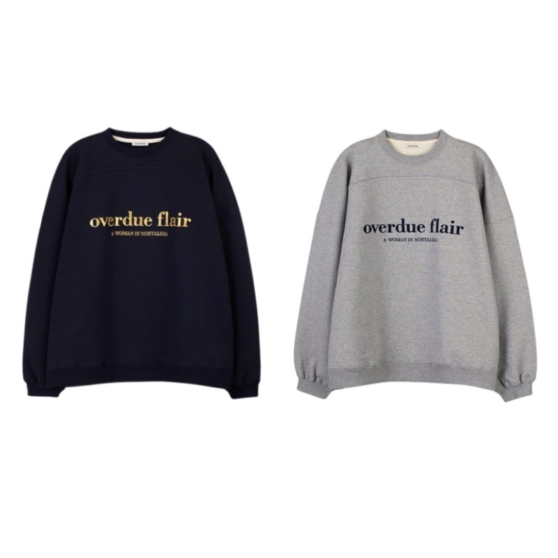 NEEDLE OVERSIZE SWEATSHIRT ロゴ オーバーサイズ スウェット (2カラー)