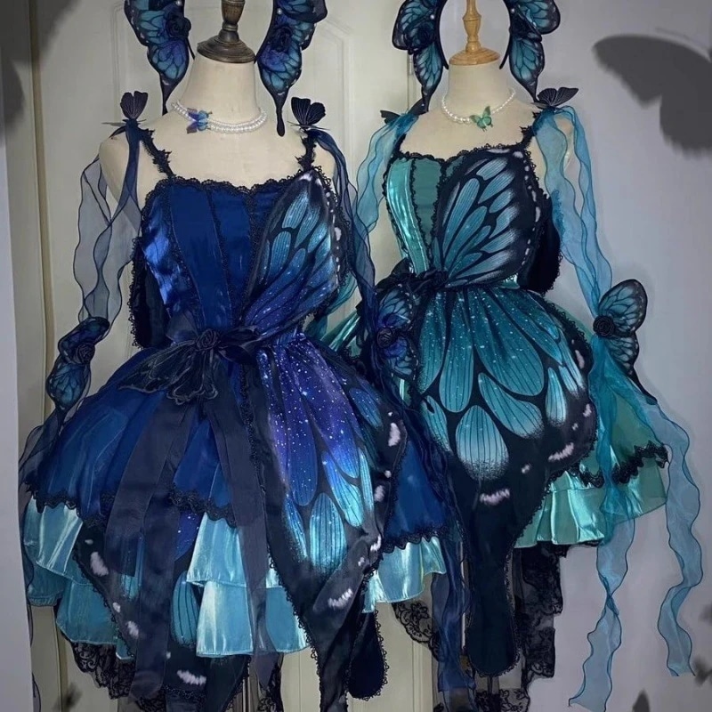 ロリータバレエプリンセス風ロリータドレスショールスーツフルセット