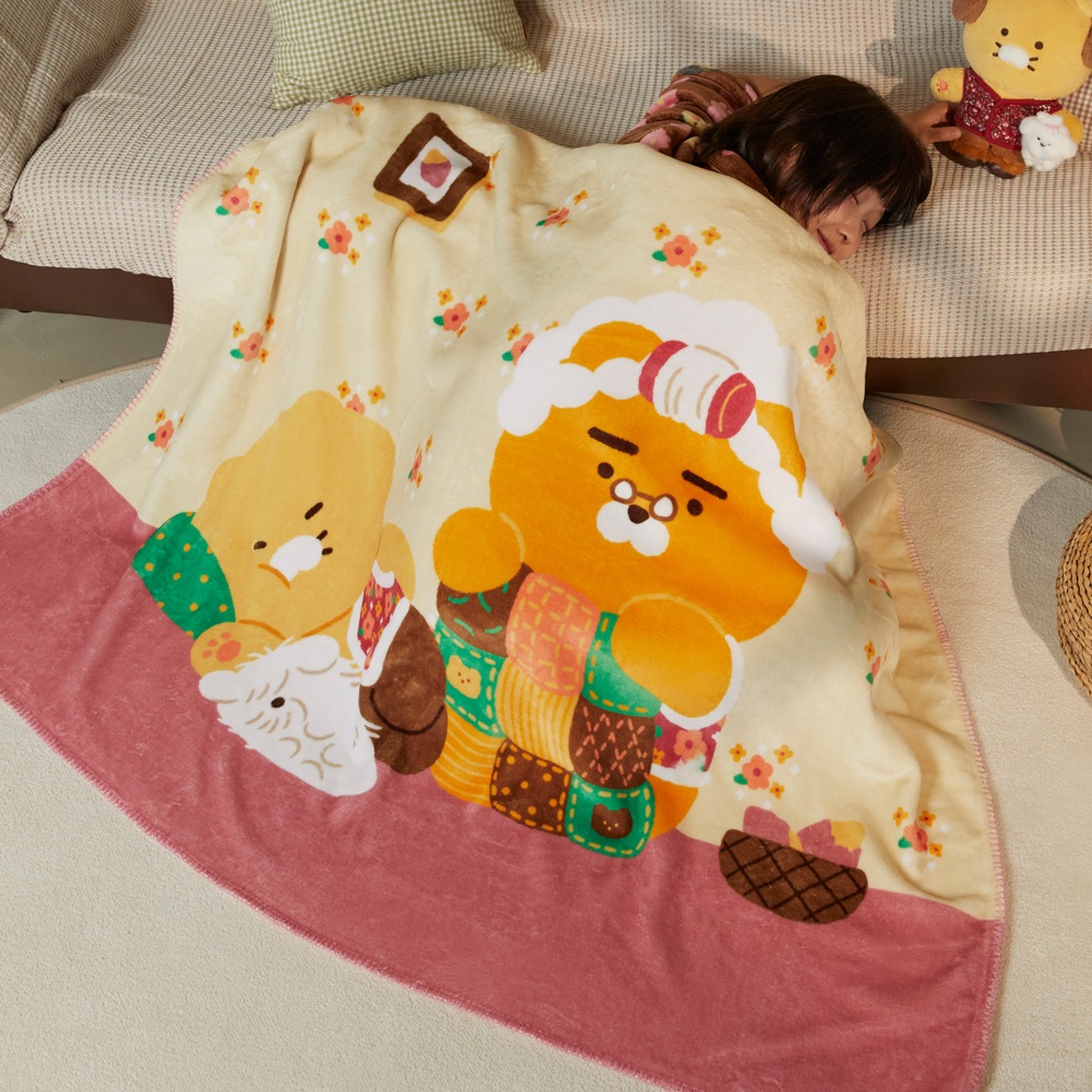 田舎の家 大型ウール毛布 フレンズ チュンシク·ライアン